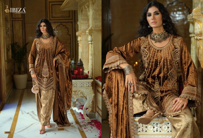 Goonj Vol 2 By Ibiza Viscose Velvet Designer Salwar Kameez 